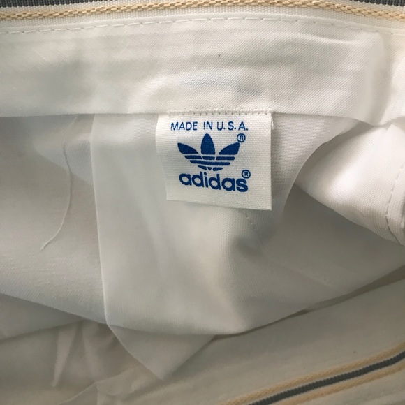 adidas Shorts Adidas Vintage White Tennis Shorts Mens Size W46